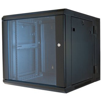 Video Mount Products 9U HINGED WALL CABINET - EMPTY - NO FANS